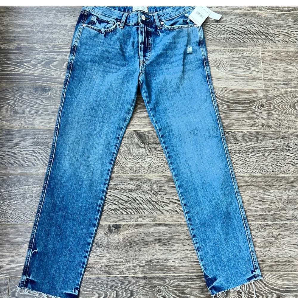 NWT Free People Distressed Button Fly Jeans Size 26 - Picture 2 of 10